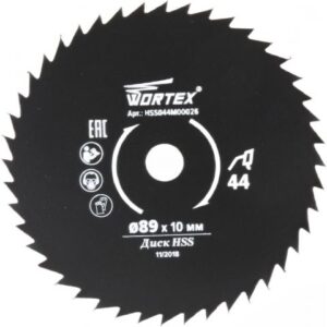 Диск пильный по металлу 89x10 мм 44 зуб. HS S044 M WORTEX для HS 2865