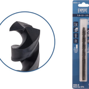 Сверло по металлу ц/х 7.0х69х109 мм HSS-Co Black EXPERT STARTUL
