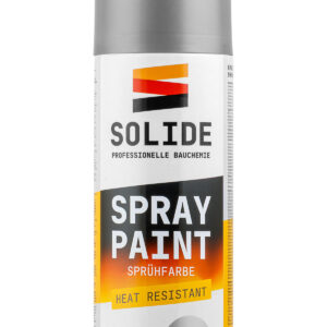 Краска-эмаль аэроз. термостойкая серебристый SOLIDE 400 мл (9006)