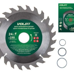 Диск пильный 190х30/20/16 мм 24 зуб. по дереву ВОЛАТ
