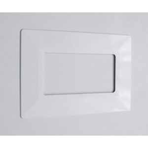 Рамка 2-местная декоративная белая BYLECTRICA