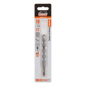 Сверло по бетону 10х120мм шестигр. GEPARD (GP0230-120)