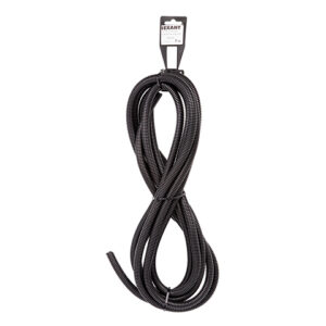 Трубa автомобильная гофрированная ПП d9,8 мм, разрезная, (бухта 5 м/уп.)