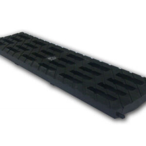 Решетка MEDIUM B-125 пластиковая (черный), Ecoteck, РБ