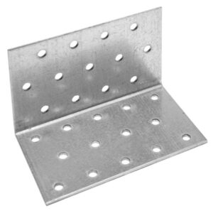 Уголок крепежный равносторонний 100х60х60 мм KUR белый цинк STARFIX