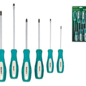 Набор отверток 6шт (SL3х100,5,5х150 PZ2х100 PH0х75,1х100,2х125) ВОЛАТ