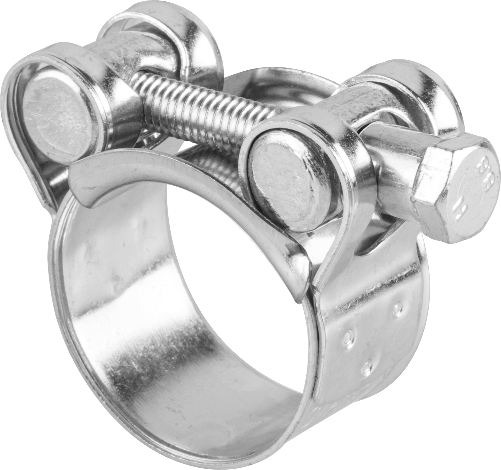 Хомут силовой 29-31мм, цинк (20 шт в пакете) STARFIX