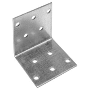 Уголок крепежный равносторонний 50х50х50 мм KUR белый цинк STARFIX