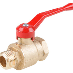 Кран шаровый 1 1/4" нар.-вн. ручка PN1,6 МПа, 11Б27п5, Цветлит