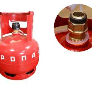 Баллон газовый бытовой 5л с КБ-2 (1-5-2-В)