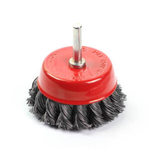 Щетка д/дрели "чашка" косич. 75мм GEPARD (GP0855-75)