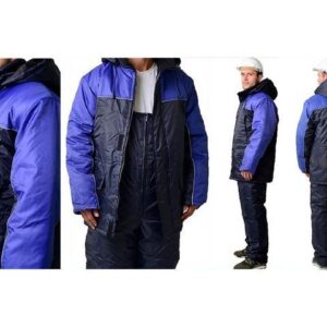 Костюм (куртка+п/к) утепленный "Балтика" (синий+василек Оксфорд) р-р 60-62 рост 182-188, РФ