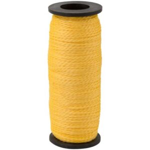 Шнур крученый строительно-бытовой, разметочный 1,5мм х50м желтый