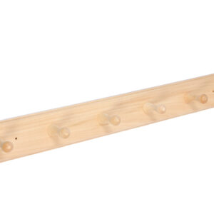 Вешалка 6-ти рожковая, липа, 55х6,5х7 см, "Банные штучки