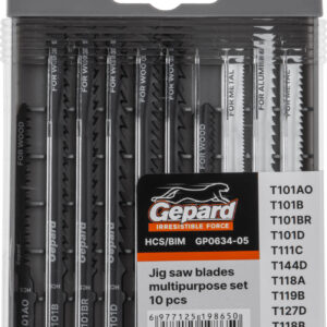 Набор пилок лобз. универсальный 10шт. GEPARD (GP0634-05)