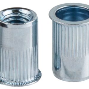 Заклепка резьбовая М4 уменьшенный бортик, белый цинк (500 шт в карт. уп.) STARFIX