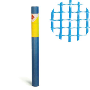 Стеклосетка штукатурная 5х5, 1мх10м, синяя, Mini 160