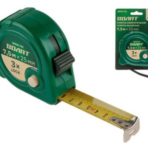 Рулетка  7,5м/25мм пласт. копр. ВОЛАТ