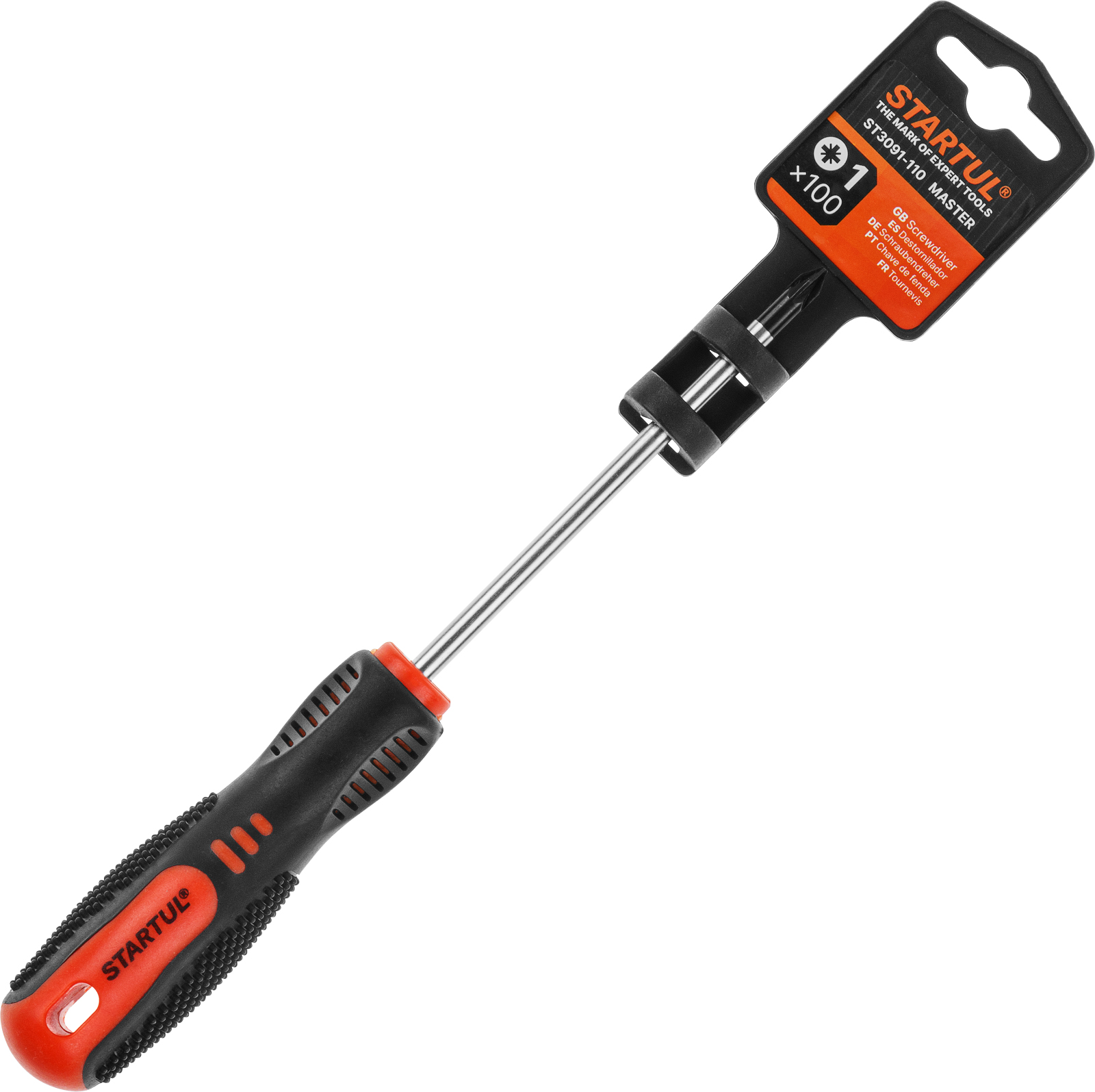 Отвертка "+" No1 100мм PZ STARTUL MASTER (ST3091-110)