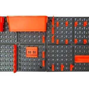 Панель инструментальная Blocker Expert с наполнением большая, 652х100х326 мм, черный/оранж., BLOCKER