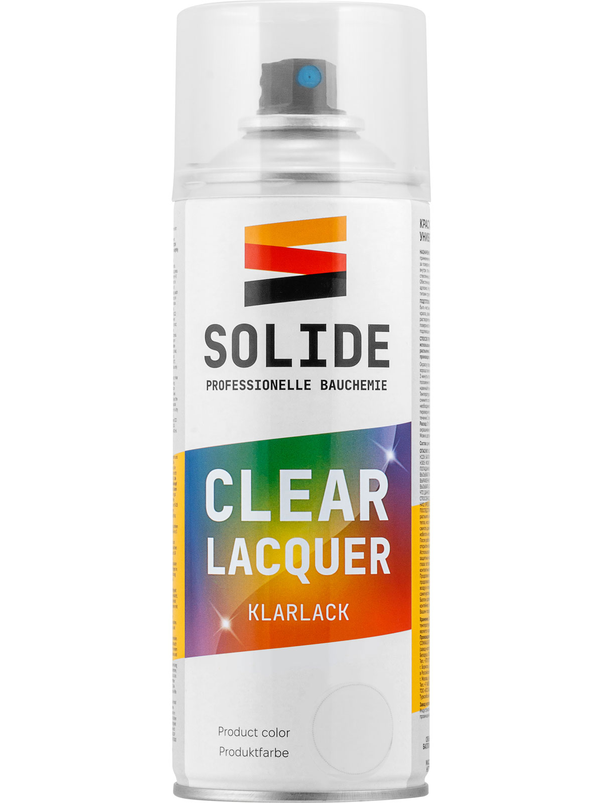 Лак декоративный акриловый прозрачный SOLIDE 400 мл