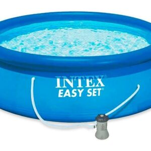 Надувной бассейн Easy Set, 396х84 см + фильтр-насос 220 В, INTEX