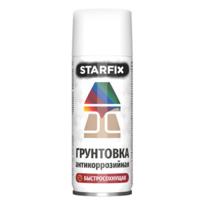 Грунтовка антикоррозийная белый STARFIX 520мл (9003)