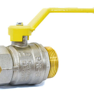 Кран шаровый 1/2" нар.-вн. ручка (ГАЗ) PN40, LD