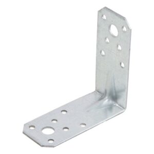 Уголок крепежный усиленный 40х90х90 мм С 2.0 мм белый цинк STARFIX