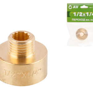 Переход 1/2" вн. х 1/4" нар., AV Engineering (инд. упак.)