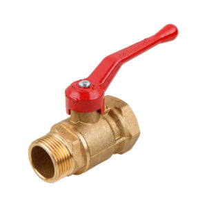 Кран шаровый 1 1/2" нар.-вн. ручка PN1,6 МПа, 11Б27п5, Цветлит