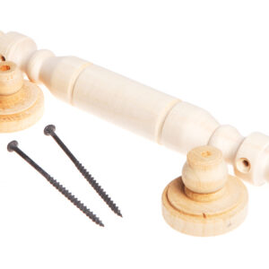 Ручка-скоба 200 мм банная, точёно-резная STARFIX