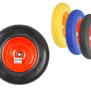 Колесо полиурет. 4.00-8" (подшипн. усил. ф35x16 мм, для оси 16x60мм)