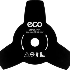 Нож для мотокосы 3 зуб. 255х1.4х25.4 мм ECO