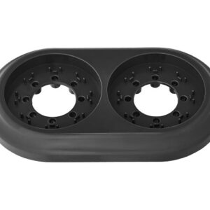 Рамка 2-местная черная, Ретро, BYLECTRICA