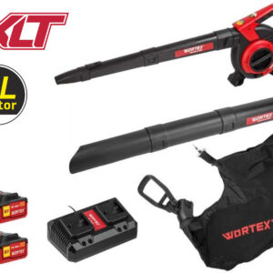 Аккум. воздуходувка WORTEX BB 2536-1 D в кор. ALL1 XLT SET БЕСЩЁТ.ДВИГ., 18В+18В, 2акб, 4 Ач, мак