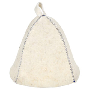 Шапка для бани, Классика, "Цветной зигзаг", HOT POT из войлока