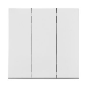 Выключатель 3 клав. (cкрытый, узел, 10А) белый, Carre, BYLECTRICA