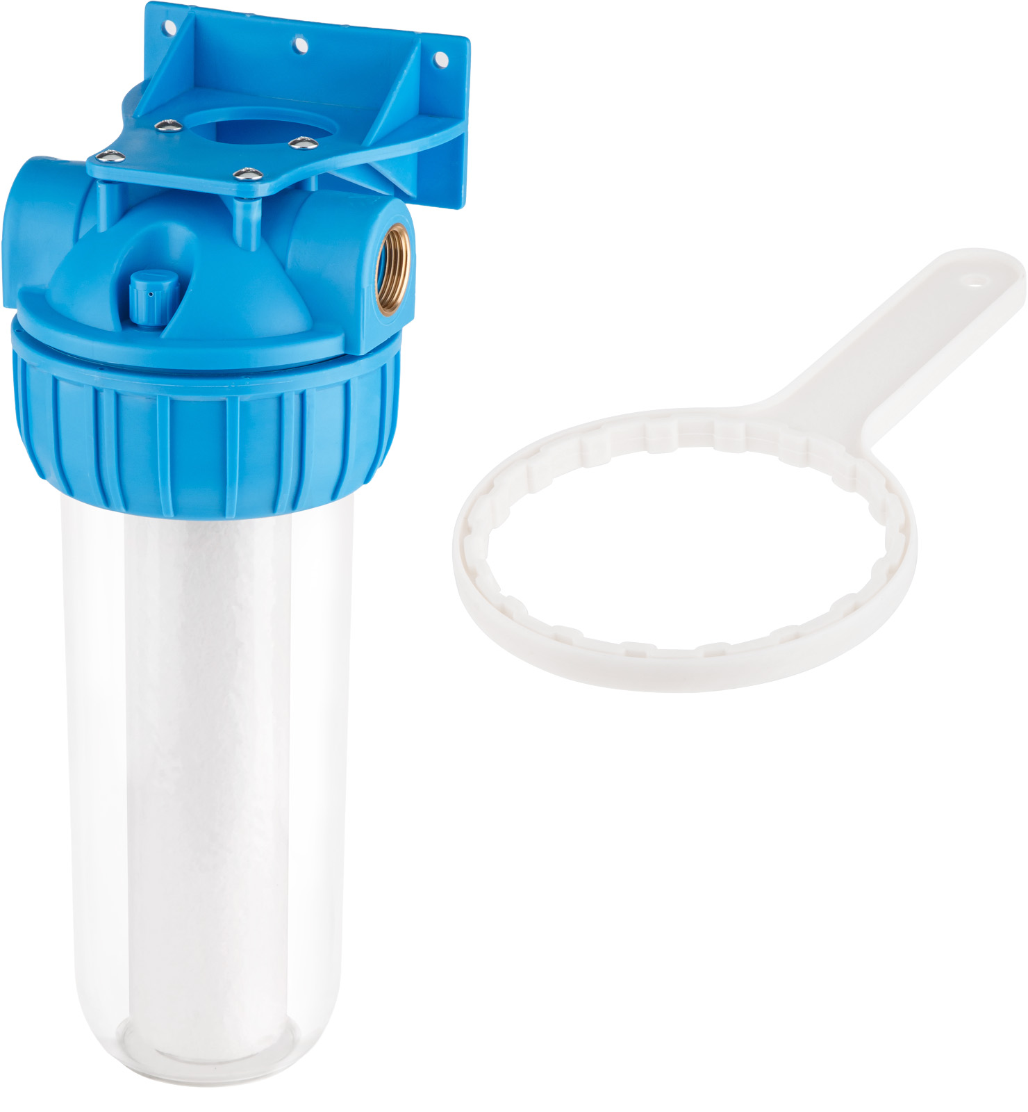 Колба фильтр 10" с прозр. корп. 1/2", AV Engineering