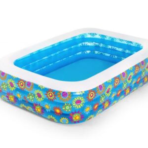 Надувной детский бассейн Happy Flora, 229х152x56 см, BESTWAY
