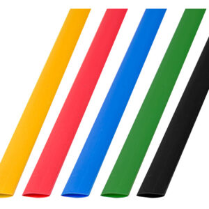 Набор термоусадочной трубки 8,0 / 4,0 мм, пять цветов (упак. 50 шт. по 1 м) REXANT