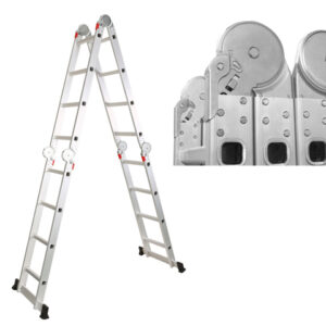 Лестница алюм. многофункц. 4х4 ступ. (стрем.-228см, лестн.-460см) 13кг STARTUL (ST9732-04)