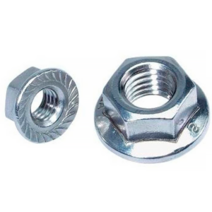 Гайка М6 с фланцем, цинк, DIN 6923 (1000 шт в карт. уп.) STARFIX