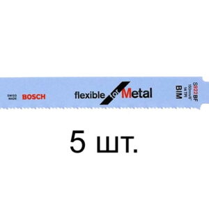 Пилка сабельная по металлу S922BF (5 шт.) BOSCH
