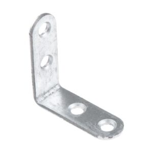 Уголок мебельный 12х35х35 мм белый цинк (4 шт в зип-локе) STARFIX