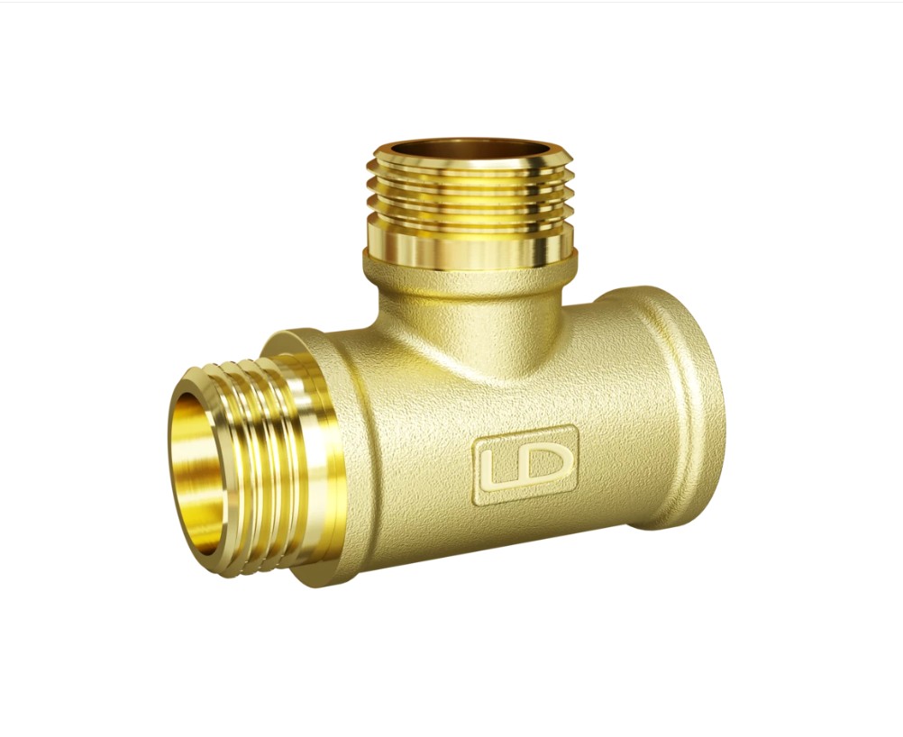 Тройник 1/2" вн.-нар.-нар., LD