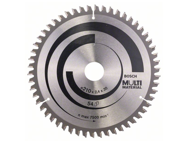 Диск пильный 210х30 мм 54 зуб. универсальный MULTIMATERIAL BOSCH