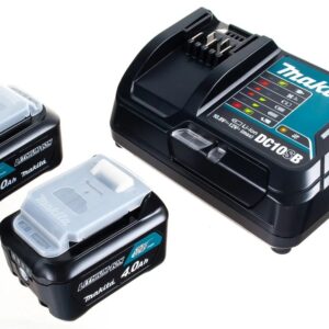 Аккумулятор BL1041B 4.0 Ah (2 шт) + зарядное DC10SB MAKITA в кейсе