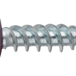 Саморез 4.2х16 мм с прессшайбой, цинк, острый, RAL 3005 (500 шт в карт. уп.) STARFIX