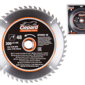 Диск пильный 300х32/30 мм 48 зуб. по дереву GEPARD
